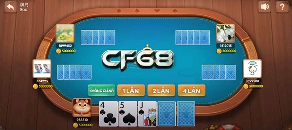Bạn có thể tham gia vào game Mini Poker tại CF68 khi có tài khoản đăng nhập trực tuyến