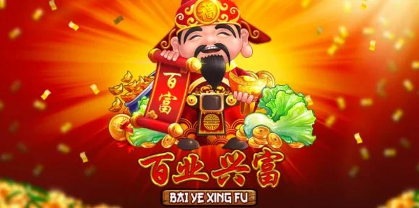 Biểu tượng game Bai Ye Xing Fu với ông Thần Tài may mắn