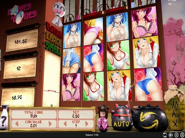 Giao diện của tựa game Boobies and Booties
