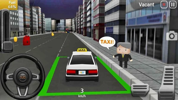 Chế độ Taxi của Dr. Driving 2 – hoàn toàn khác biệt so với các tựa game lái xe khác