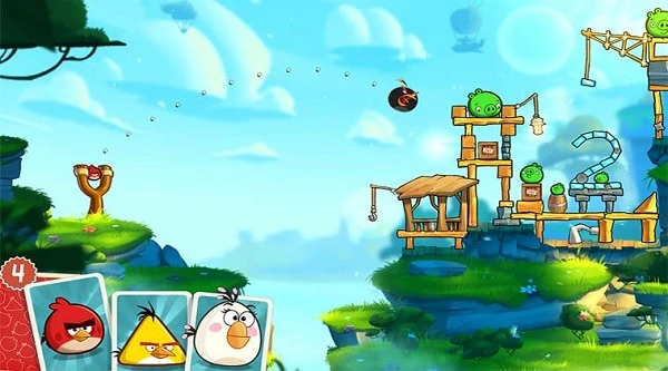 Game Angry Birds 2 có âm thanh và đồ họa ngộ nghĩnh, vui nhộn