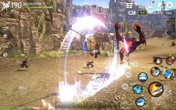 Các đòn tấn công combo là điều gây hứng thú trong game Blade & Soul