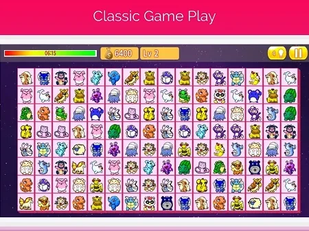Game Pikachu Classic – Game nối thú kinh điển cho điện thoại