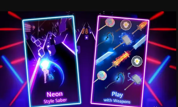 Game Beat Blade Dash Dance với hiệu ứng neon đẹp mắt, thu hút người chơi