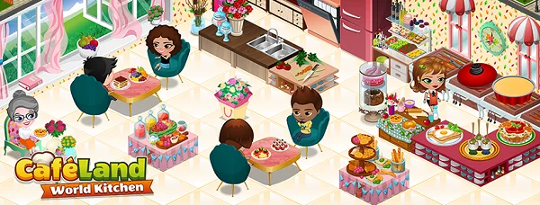 Cafeland - Game mô phỏng nấu ăn và quản lý nhà hàng