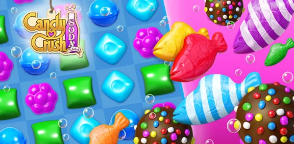 Game Candy Crush Soda Saga có đồ họa khá bắt mắt