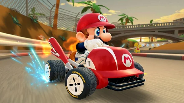 Game Mario Kart Tour có hình mẫu nhân vật là chàng Mario quen thuộc