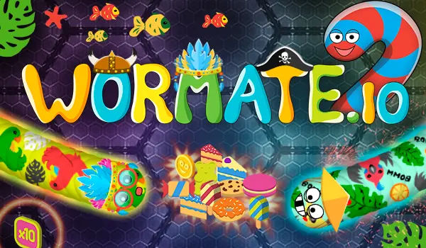 Game wormate.io - trò chơi rắn ăn mồi phiên bản cực kỳ cuốn