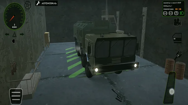 Utility truck trong game Russian Military Truck