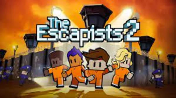 Giao diện của game The Escapists 2 hứa hẹn trải nghiệm game lý thú, tràn ngập niềm vui