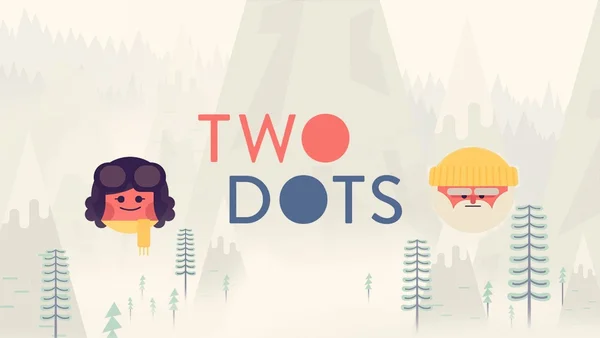 Giao diện 2D đơn giản của tựa game Two Dots