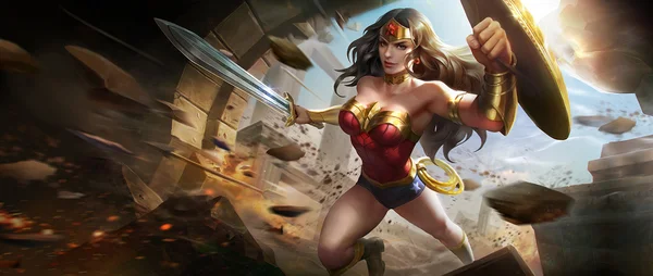 Wonder Woman là vị tướng DC Comics vừa là đấu sĩ vừa có thể sử dụng ở vị trí đỡ đòn