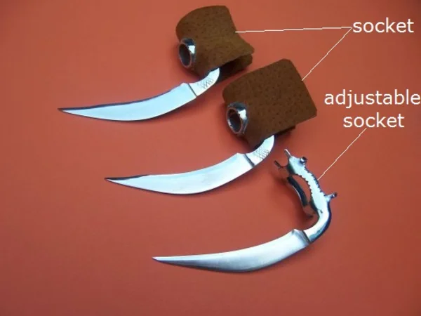 Hình dáng của cựa dao hoàn toàn tương đồng với một vũ khí vô cùng sắc bén