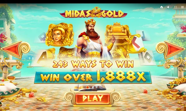 Biểu tượng của một thời kỳ Hy Lạp cổ đại được sử dụng trong game Midas Gold