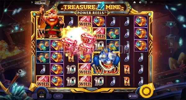 Treasure Mine Power Reels với nhiều tính năng hấp dẫn