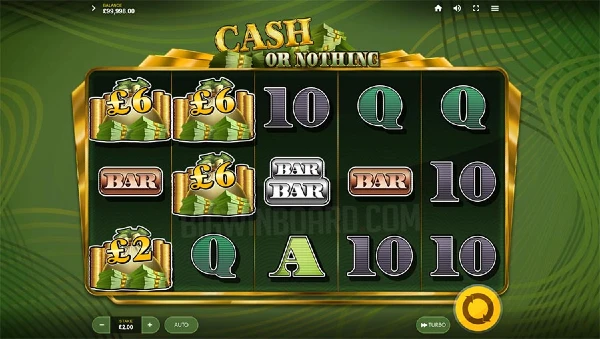 Cash or Nothing được phát hành bởi nhà phát hành nổi tiếng Red Tiger Gaming