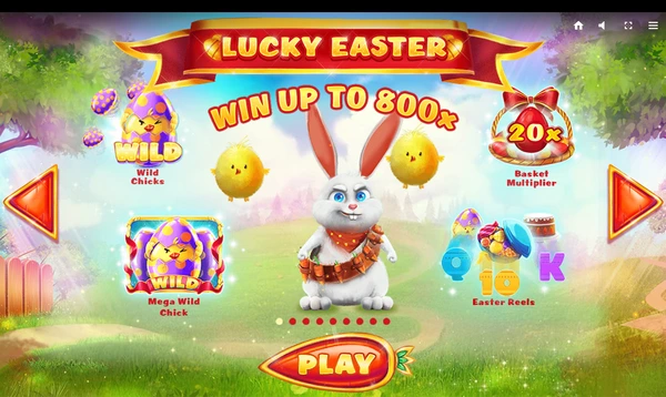 Lucky Easter - slot game quen thuộc theo chủ đề loài vật