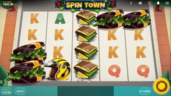 Các biểu tượng trả thưởng của Spin Town