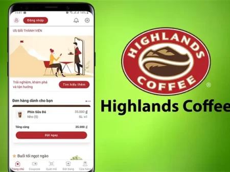 Ứng dụng Highland Coffee – Đặt coffee hưởng khuyến mãi nóng