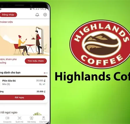 Ứng dụng Highland Coffee – Đặt coffee hưởng khuyến mãi nóng