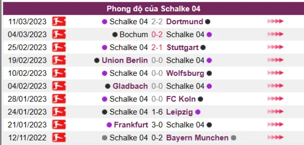 Nhận định phong độ CLB Schalke 04