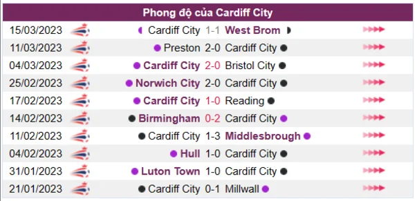 Nhận định phong độ CLB Cardiff City