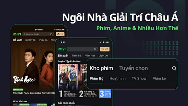 iQIYI là một ứng dụng giải trí trực tuyến lớn nhất tại Trung Quốc
