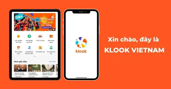 Klook là một ứng dụng di động cung cấp dịch vụ đặt vé và trải nghiệm du lịch