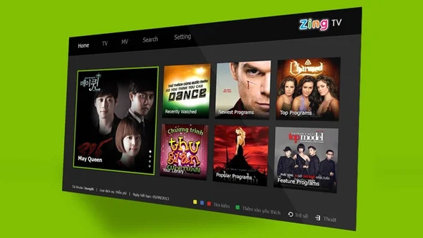 Ứng dụng Zing TV là một ứng dụng giải trí trực tuyến được phát triển bởi Zing