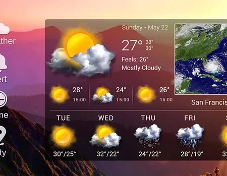 Ứng dụng Foreca Weather – Ứng dụng dự báo thời tiết chính xác
