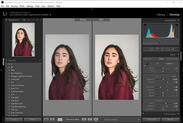 Adobe Lightroom Photo Editor là công cụ chỉnh ảnh đơn giản