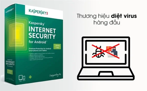 Kaspersky Mobile Antivirus cung cấp tính năng quản lý thiết bị