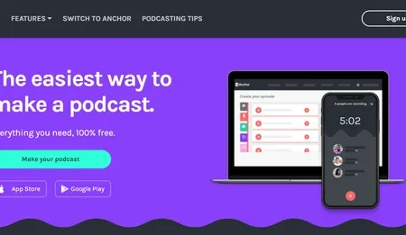 Ứng dụng Anchor- ứng dụng tạo Podcast và tập tin âm thanh