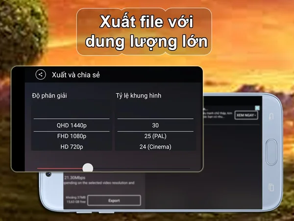 Hỗ trợ tối ưu nhu cầu edit video trên ứng dụng KineMaster