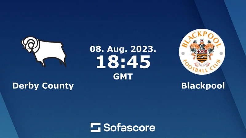 Soi kèo Derby County vs Blackpool LEAGUE CUP ngày 9/8/2023