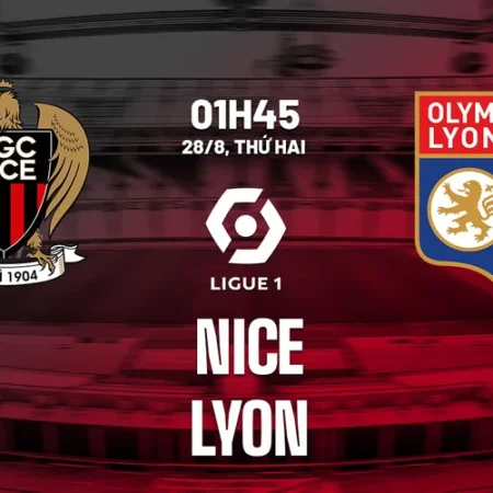 Soi kèo Nice vs Lyon Ligue 1 ngày 28/08/23