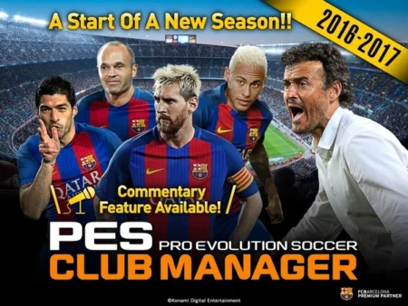 Game PES Club Manager – Game đá banh đỉnh cao, đồ họa đẹp