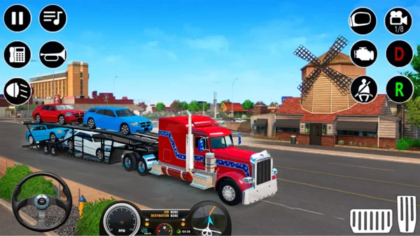 Lối chơi trải nghiệm chân thực Game American Truck Simulator được đánh giá cao