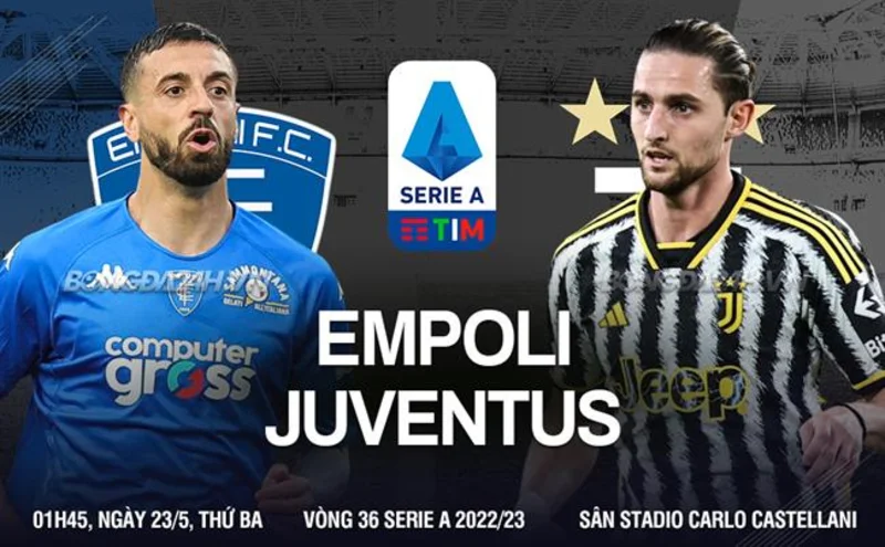 Soi kèo Empoli vs Juventus Serie A ngày 04/09/23