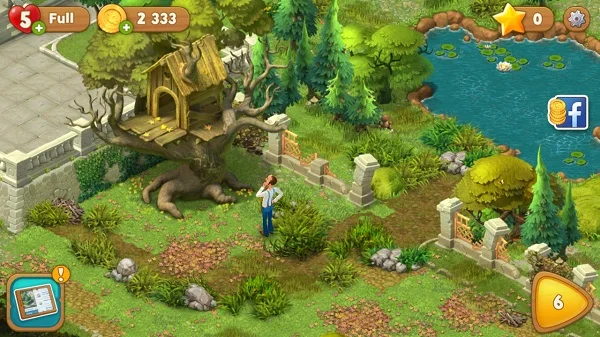 Nhiều tính năng thú vị trong game Gardenscapes