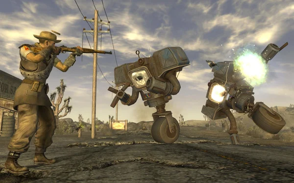 Fallout: New Vegas có đồ họa 3D để tái hiện thế giới hậu tận thế
