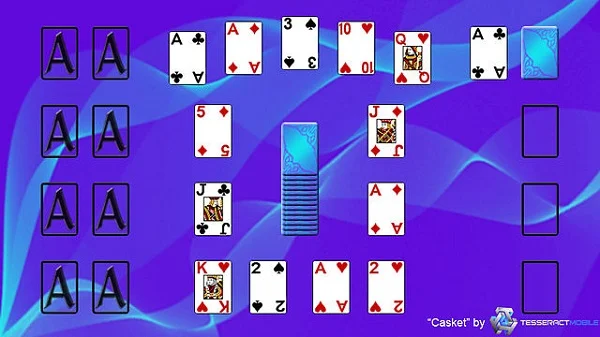 Game Casket Solitaire là một phiên bản độc đáo và thú vị của trò chơi solitaire,