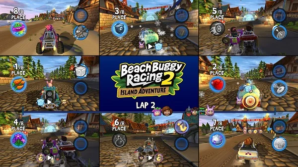 Beach Buggy Racing 2 tập trung vào các cuộc đua đầy kịch tính