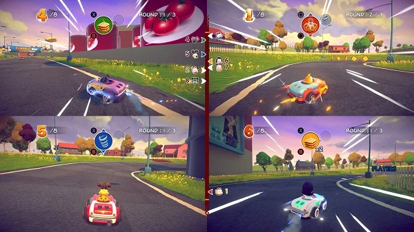 Garfield Kart: Furious Racing có đồ họa màu sắc và hài hước
