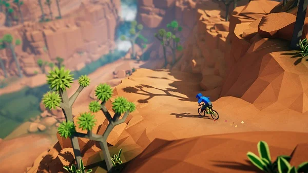 Gameplay của Lonely Mountains: Downhill xoay quanh trải nghiệm đua xe đạp núi chân thực