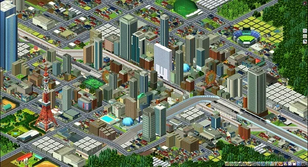Game A-Train nổi tiếng với lối chơi chiến lược xây dựng và quản lý đô thị