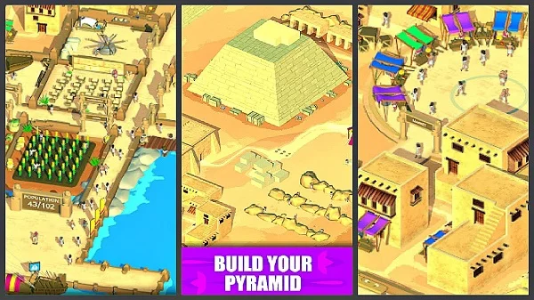 Game Call of the Pharaoh tạo ra một hình ảnh hấp dẫn về sự sáng tạo và tương tác cộng đồng