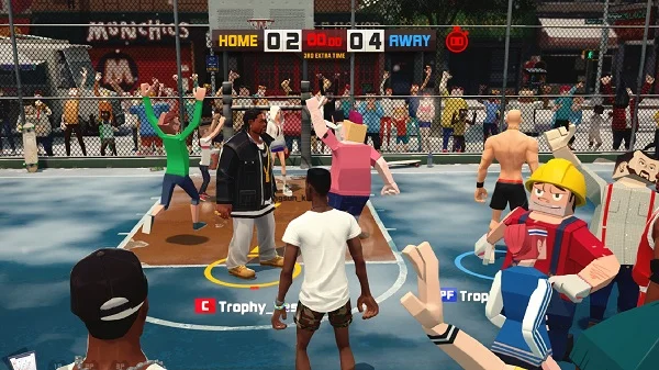 Gameplay của 3on3 Freestyle xoay quanh trải nghiệm bóng rổ đường phố
