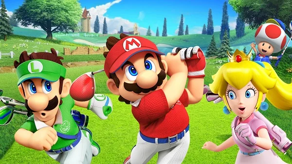 Game Mario Golf: Super Rush được thiết kế với đồ họa sáng sủa và đầy màu sắc