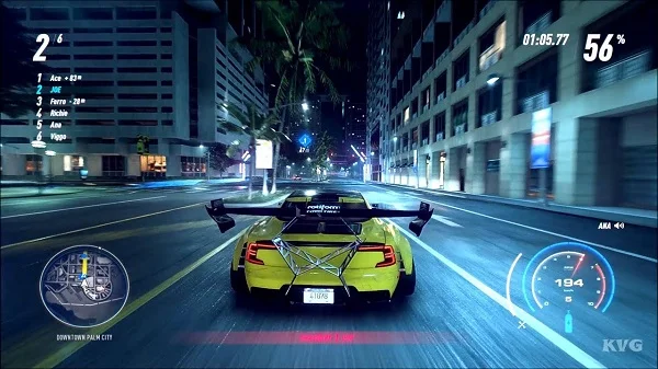 Gameplay của Need for Speed: Heat đưa người chơi vào thế giới đua xe đường phố